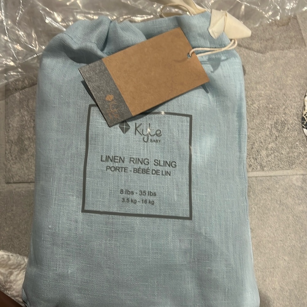 Kyte baby linen ring sling